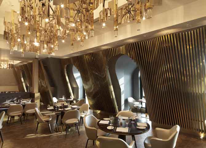 Kaspia Restaurant shortlisted in the European Hotel Design Awards