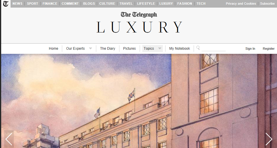 The Telegraph Luxury - The Beaumont Hotel