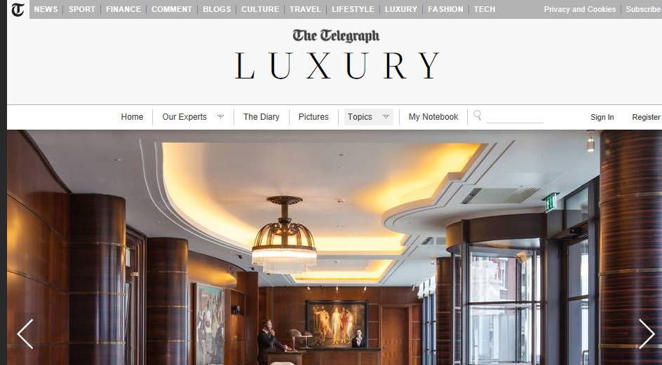 The Telegraph Luxury -  Inside The Beaumont Hotel