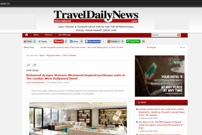 Travel Daily News - London West Hollywood